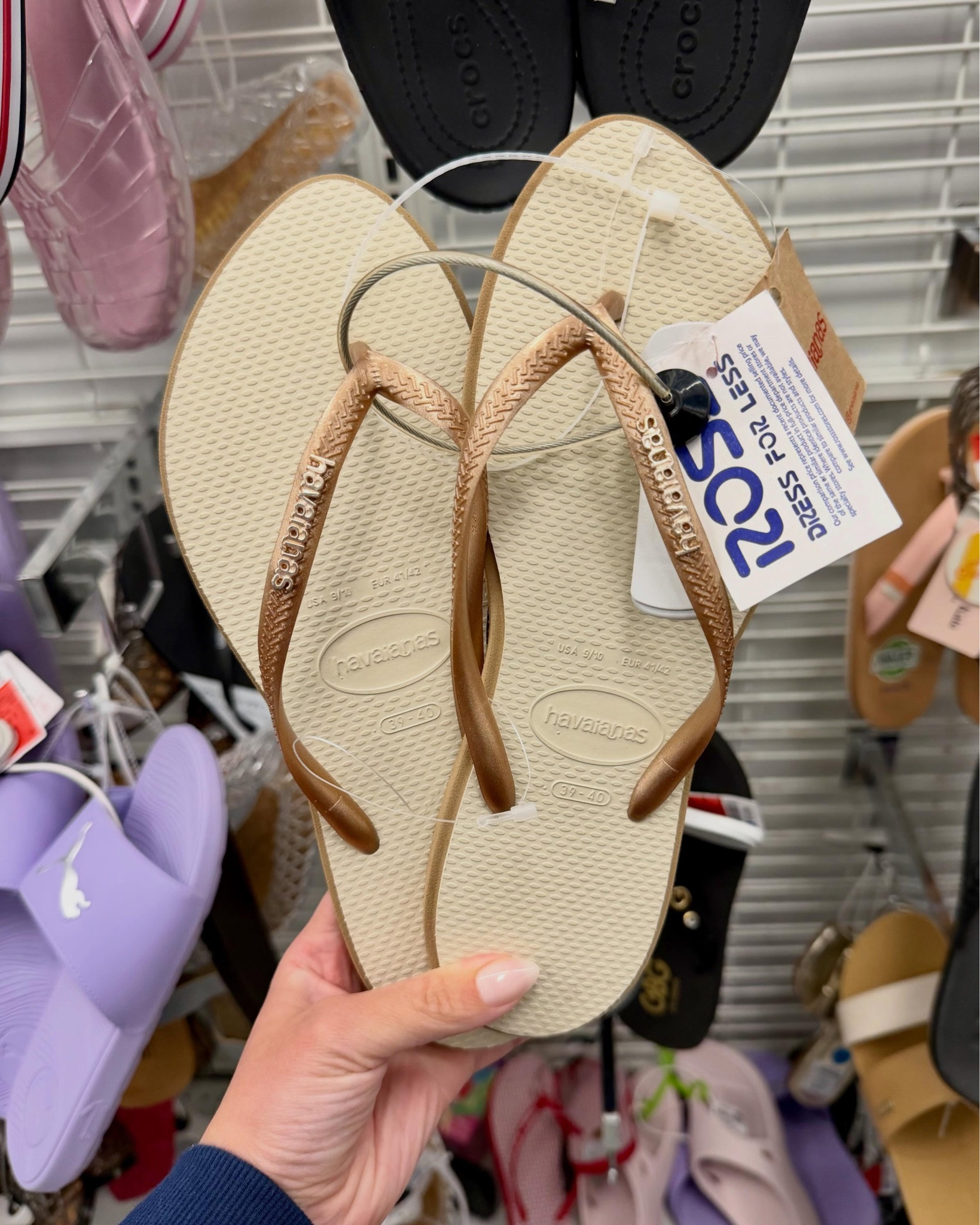 Idk who needs to hear this but @ross has Havaianas for under $12 🤯 I can’t believe I found the first two pairs in my size! I snatched them right up! If you’ve been wanting a pair I highly recommend checking out your local Ross!

They are also 30% off this week at @target — if you’ve can’t find them at Ross now is a great time to grab them on a discount! Target has so many cute colors. The brown ones are my favorite! Say FLIP below for the 🔗!

Be sure to follow me on the LTK app for all my links, daily finds, new arrivals, and everything I’m loving lately!👉🏼 https://www.shopltk.com/explore/tarjaymaxx

#summerstyle☀️ #targetfinds #rossdressforless #rossfinds #shoeoftheday target fashion, target must haves, athleisure wear, athleisure style , summer style , havaianas , Havaianas at Ross , summer sandals

#LTKxAbercrombie #LTKdayinmylife #LTKgrwm