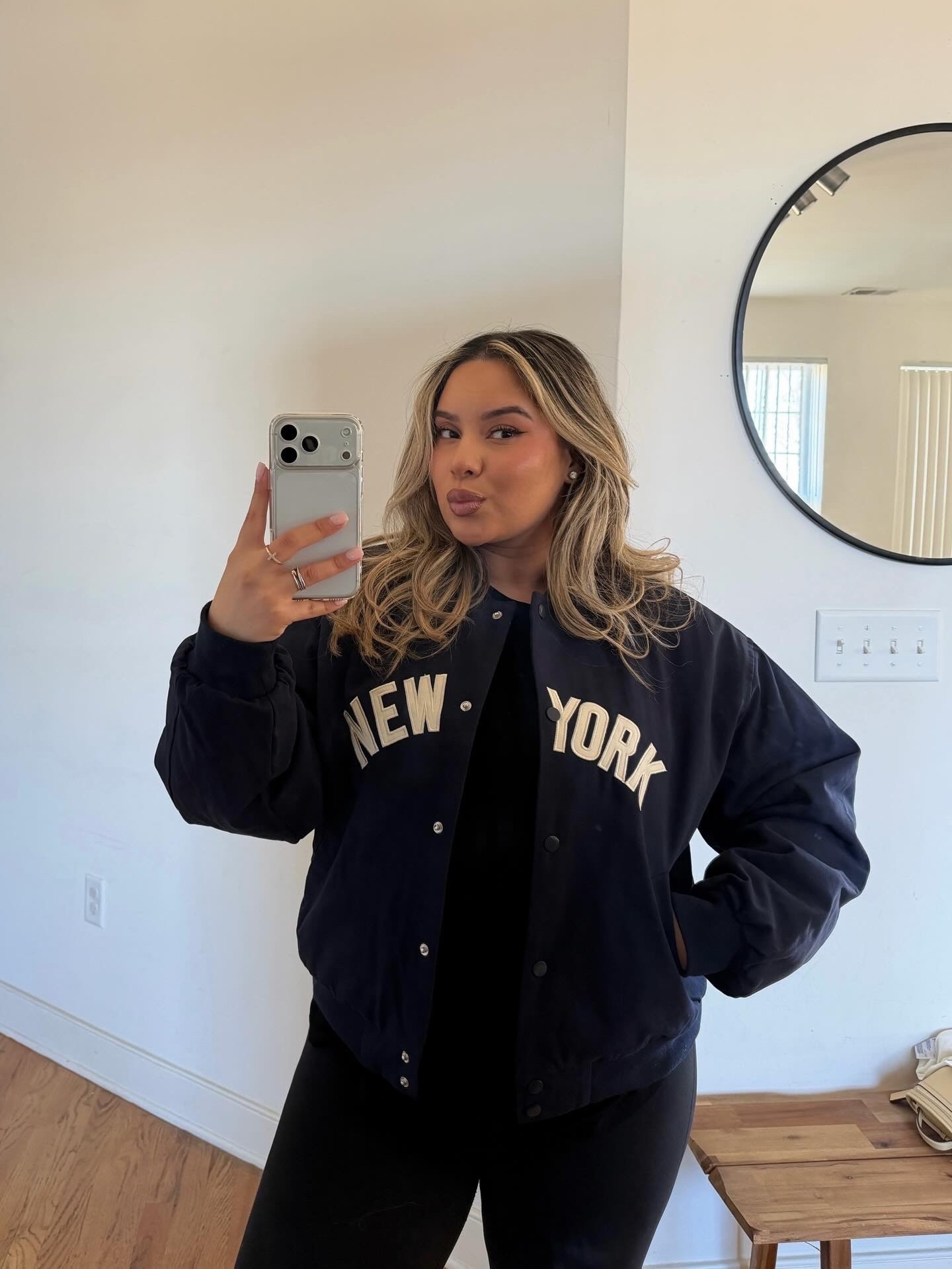 Wearing a size M (it’s def a mid weight jacket so prefect for spring to winter & fall season) 

#LTKMidsize #LTKSeasonal