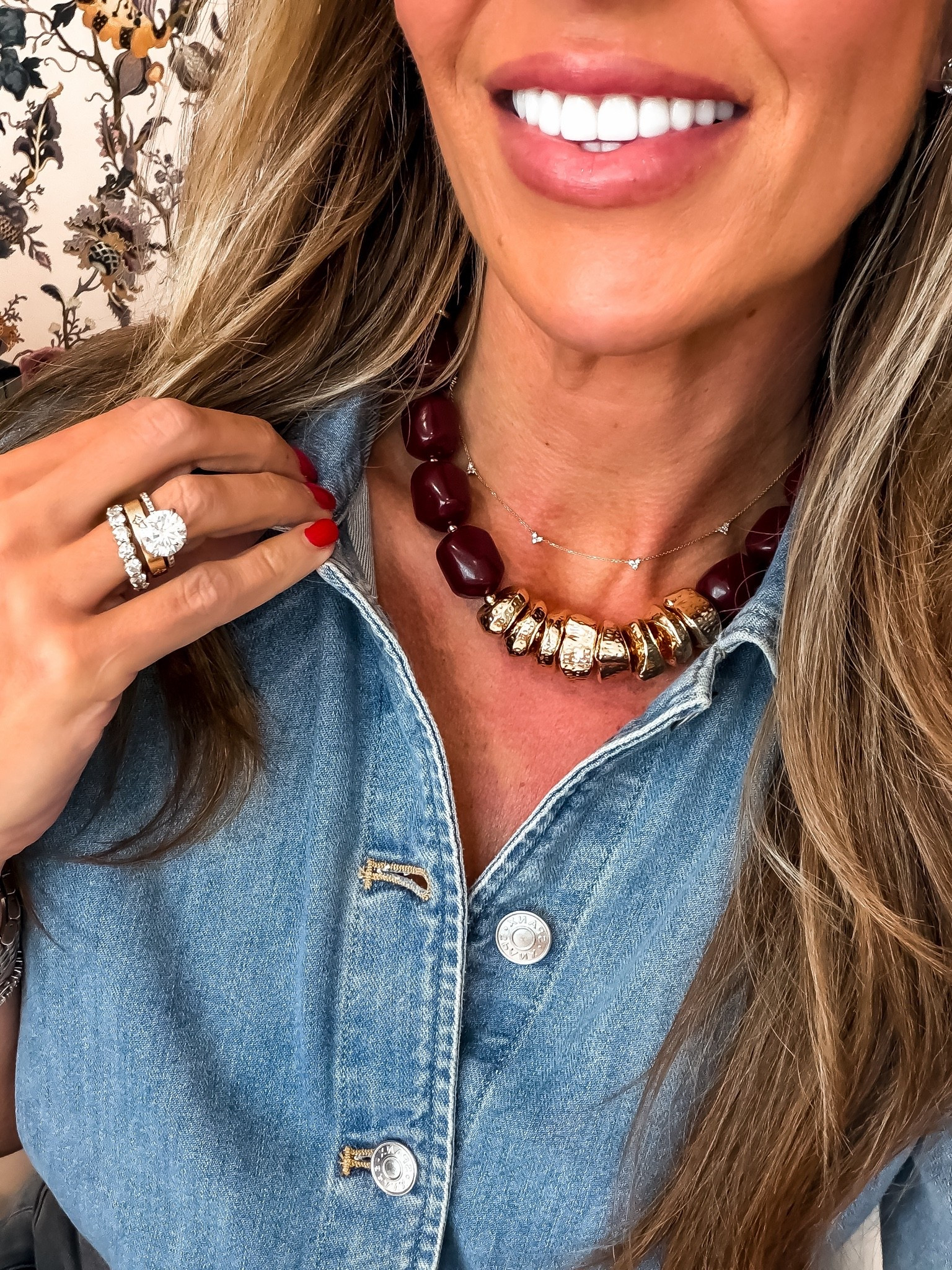 Size medium jumpsuit 
Amazon necklace

#LTKdayinmylife #LTKOver40 #LTKootd