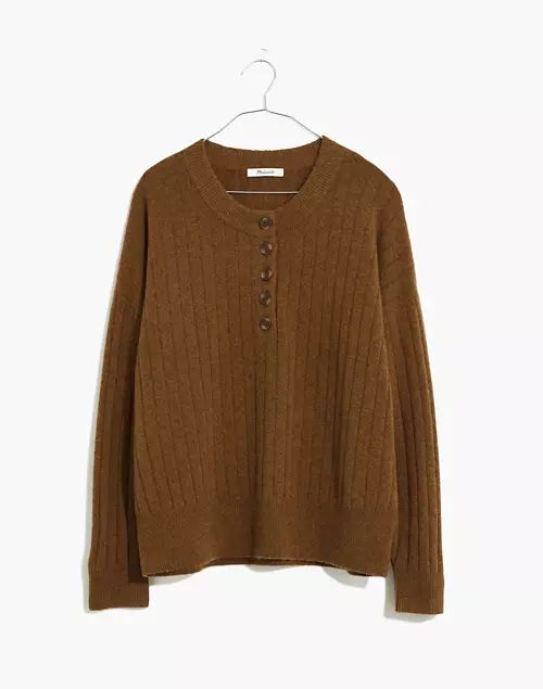 Bowden Henley Sweater in Coziest Yarn | Madewell