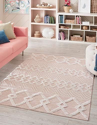 Rugs.com Sabrina Soto Casa Collection Rug – Pink High Rug Perfect for Entryways,Kitchens,Breakf... | Amazon (US)
