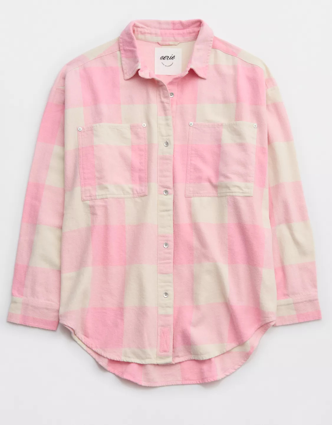Aerie Anytime Fave Flannel Shirt | American Eagle Outfitters (US & CA)