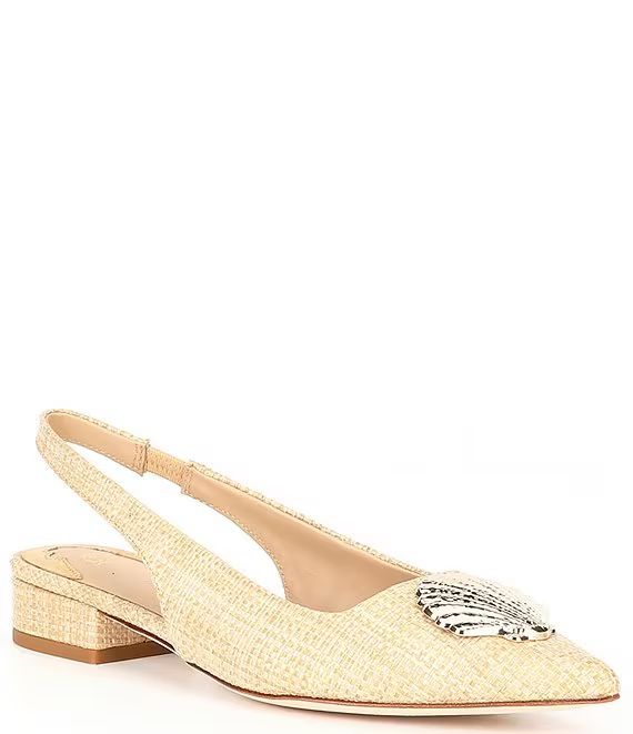 Antonio Melani x Jennifer Sumko LaMinerva Raffia Slingback Dress Flats | Dillard's | Dillard's