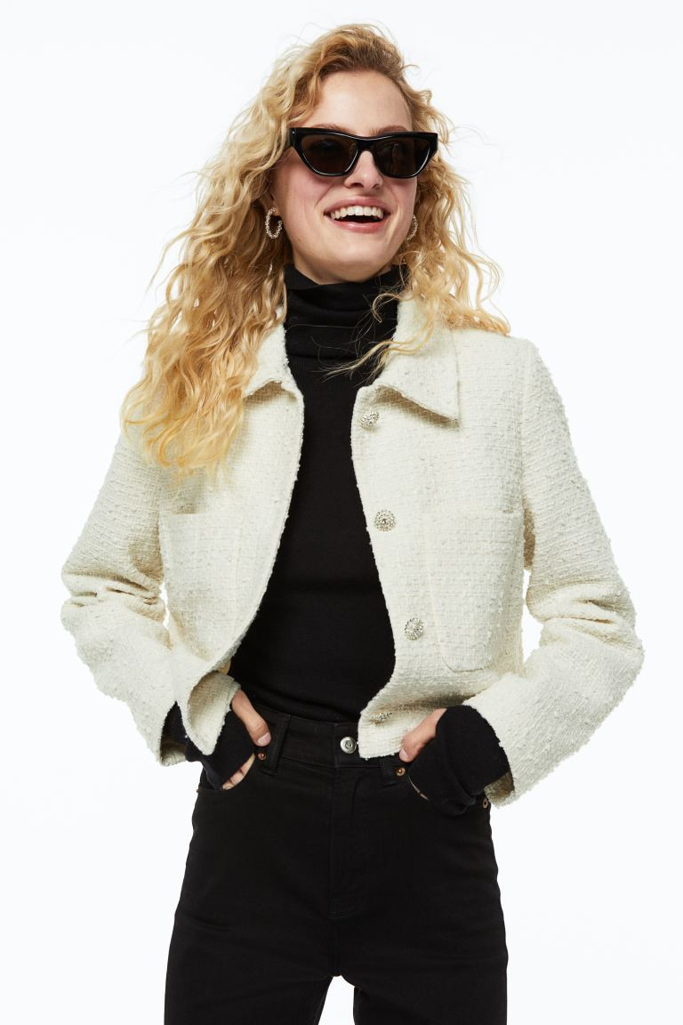 Blazer mit Strass | H&M (DE, AT, CH, NL, FI)