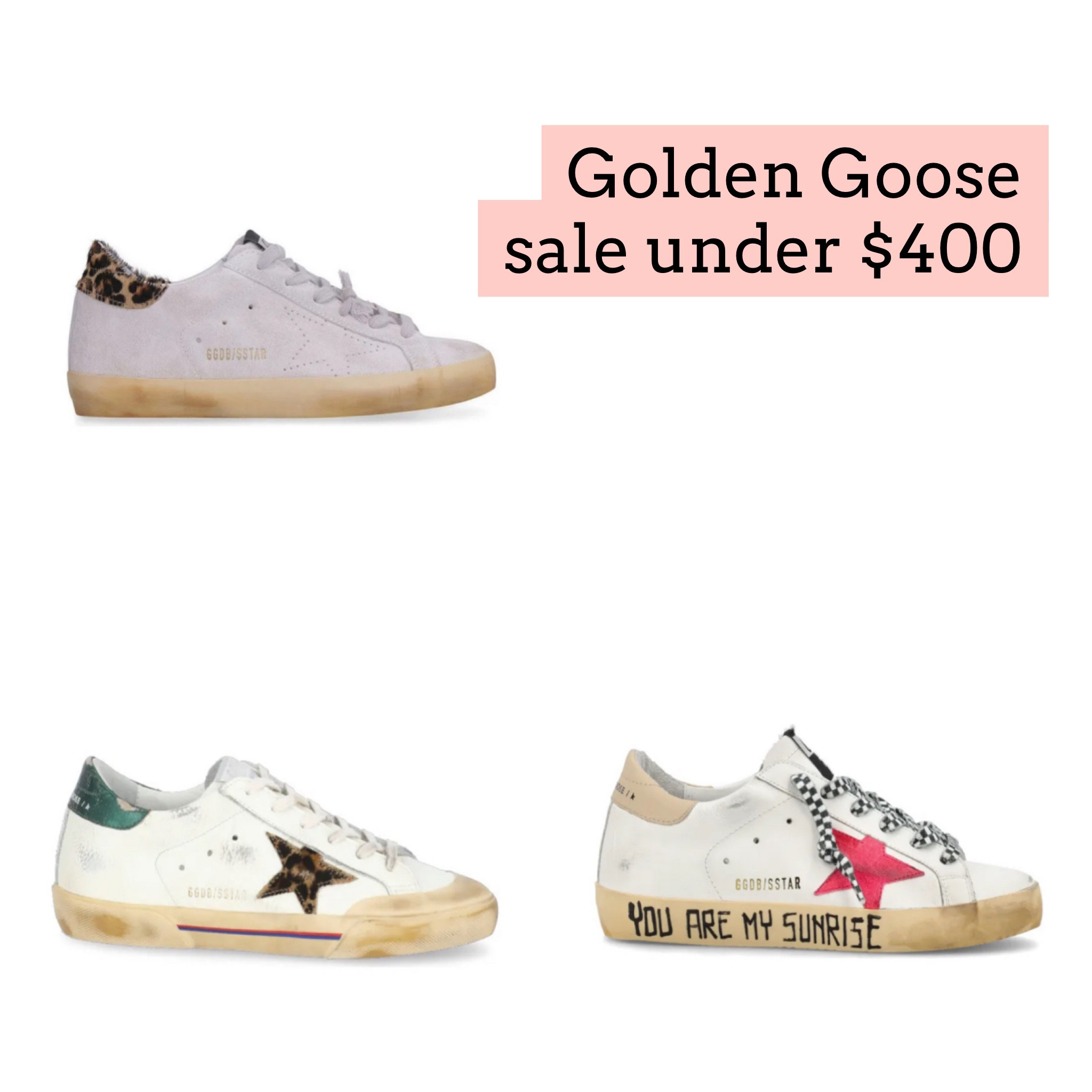 Golden goose sale under $400

#LTKshoecrush #LTKsalealert #LTKSeasonal