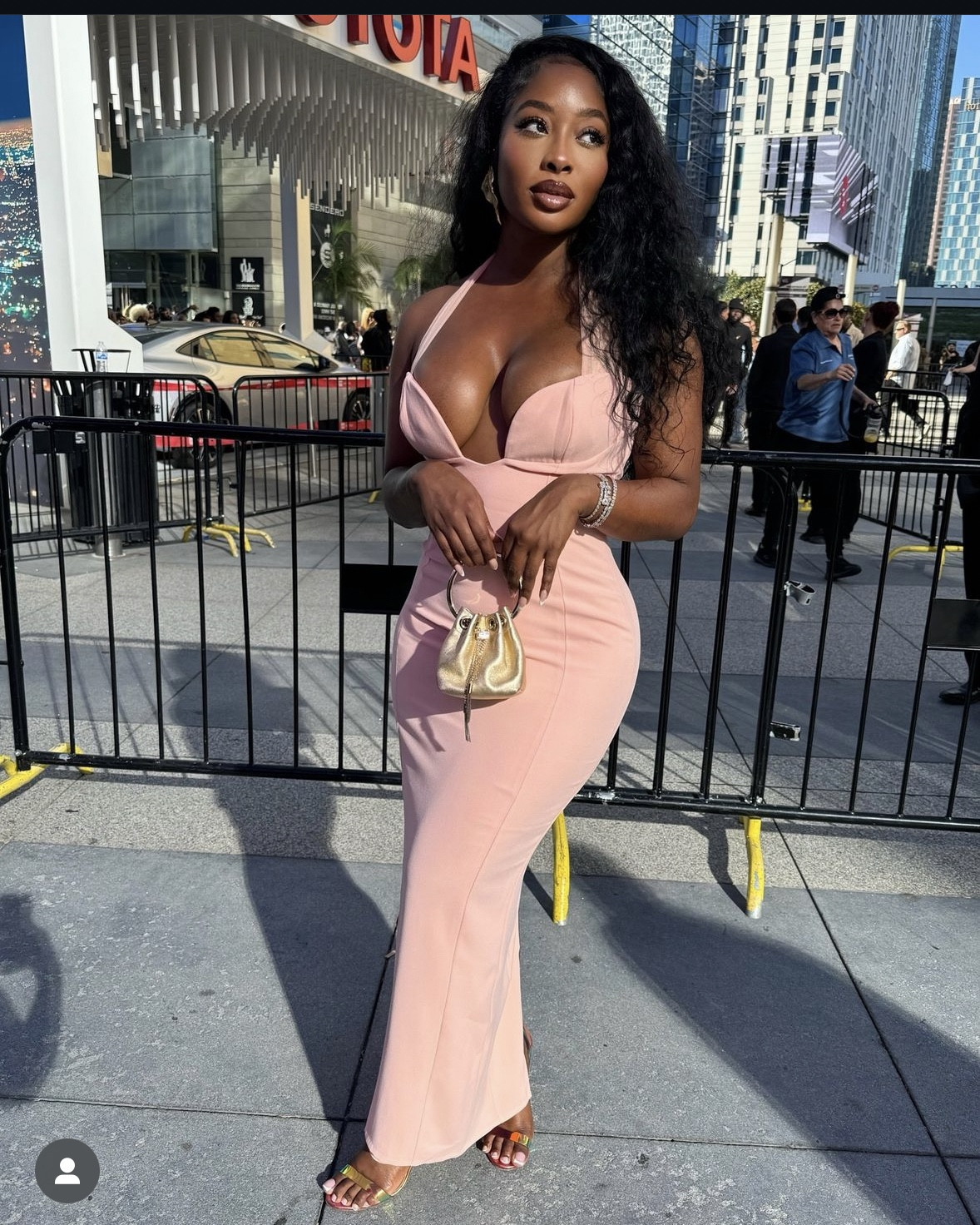 My BET Awards look was so last minute but came together perfectly.  I feel like this would be a perfect summer wedding outfit as well. Dress is the Gianina Halter Column Gown from House of CB size Medium, I would say the dress runs a little small if you have wide hips and if I had time for alterations I probably would've got a Large. Shoes are Aquazzura and are no longer available so I tagged some cute gold affordable options, purse is the Jimmy Choo Micro bon bon but I also tagged some more affordable options for my girls. 

#LTKBeauty #LTKWedding #LTKStyleTip