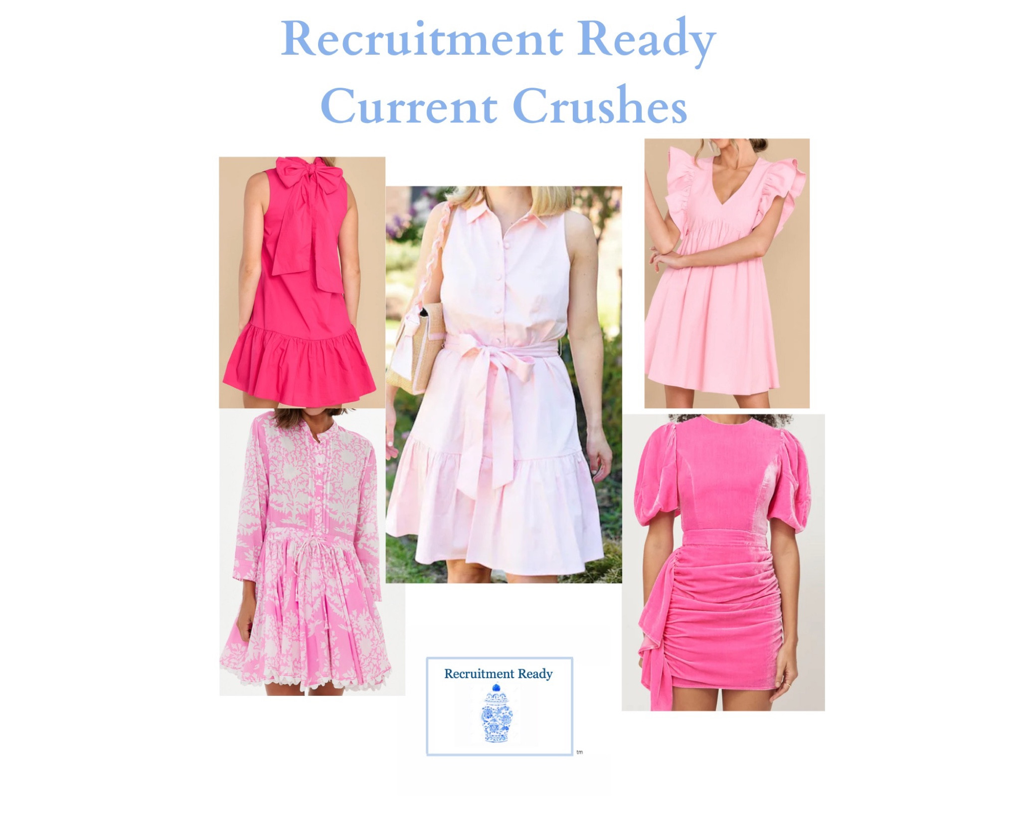 Current crushes!!! Cute for summer sorority recruitment, college formal, spring senior shoot or v-day! ❤️💕

#LTKstyletip #LTKGiftGuide #LTKSeasonal