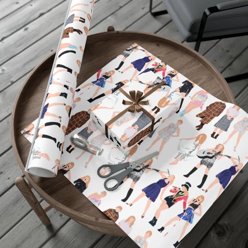 Swiftie Eras Wrapping Paper Gift Wrapping Paper Swiftie - Etsy | Etsy (US)