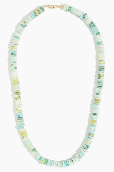 Candy Necklace in Faceted Green Turquoise | Hampden Clothing
