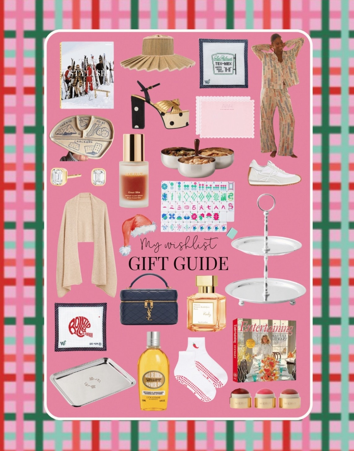 My wish list! 

Needlepoint, PJs, ysl bag, grippy socks, silver platter, needlepoint, pajamas, PJs, YSL bag, designer bag, grippy socks, silver platter, cashmere wrap, luxury wishlist, home decor, hostess gift, cozy loungewear, beauty, perfume, shower oil, refillable shower oil, serum, niacinamide, hyaluronic acid, earrings, lab diamond, platform sandals, sequined shoes, retro sneakers, entertaining, personalized stationery, monogrammed note cards, custom tray, gift guide, holiday, LTKHoliday, LTKGiftGuide.

#LTKHoliday #LTKGiftGuide #LTKCyberWeek