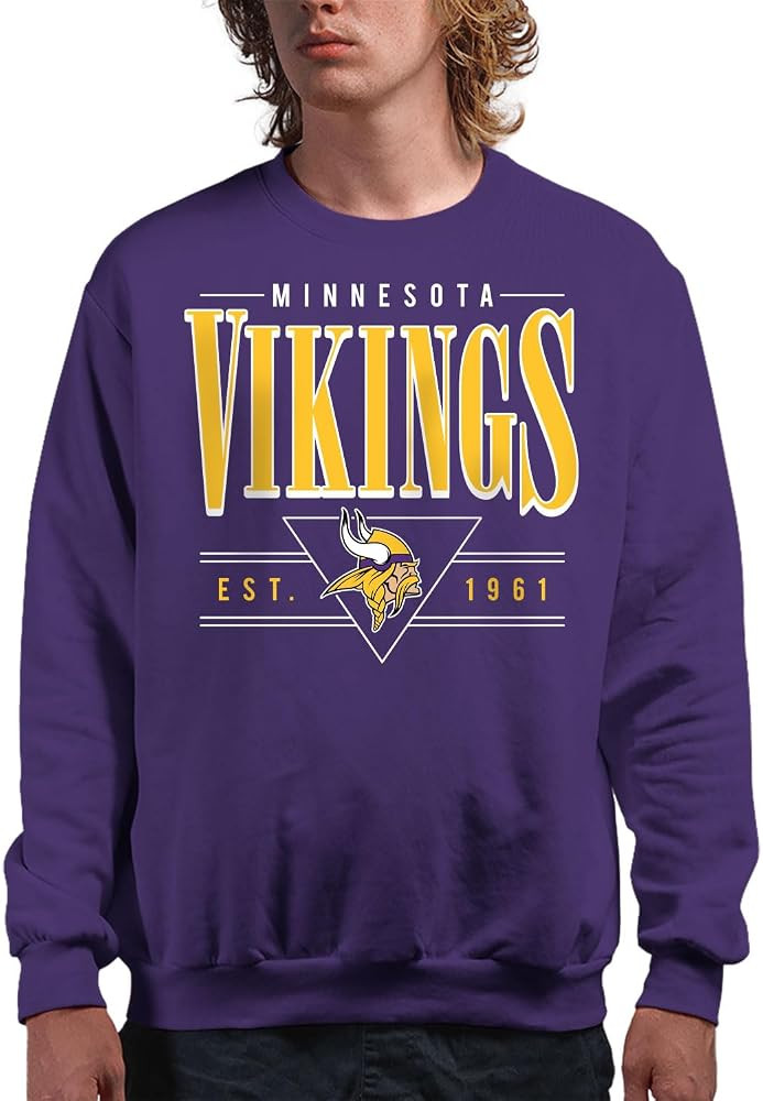 Junk Food Men's Standard x NFL-Established Retro-Officially Licensed Adult Crew Fleece Women | Amazon (US)