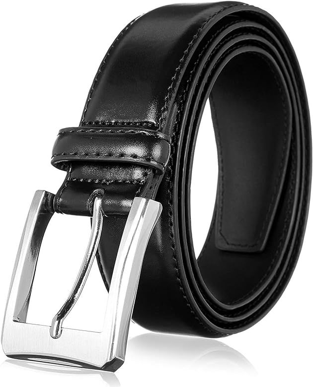 Men's Genuine Leather Dress Belts Made with Premium Quality - Classic and Fashion Design for Work... | Amazon (US)