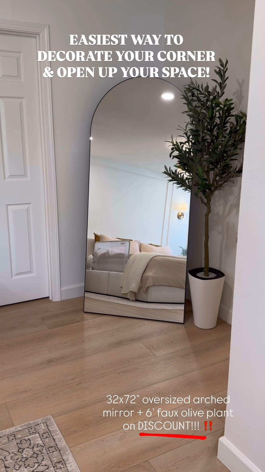 Amazing how the littlest things make such a huge difference to our space! Upgrading to a larger sized arched mirror really opened up our room! Now we can all 5 fit in the mirror while getting ready! I always got so nervous with our old barstools and our littles falling off, so getting a more secure backing all while sprucing up our kitchen vibes! Comment “HOME” and will send you direct links to each product! The Presidents’ Day event is now live at @homedepot on the website through 2/18 with up to 30% off select furniture, rugs, & decor + EXTRA 10% with the promo code “PRESIDENTS26”. #TheHomeDepot #TheHomeDepotPartner #HomeDepotDecor

#LTKgrwm #LTKHome #LTKSaleAlert