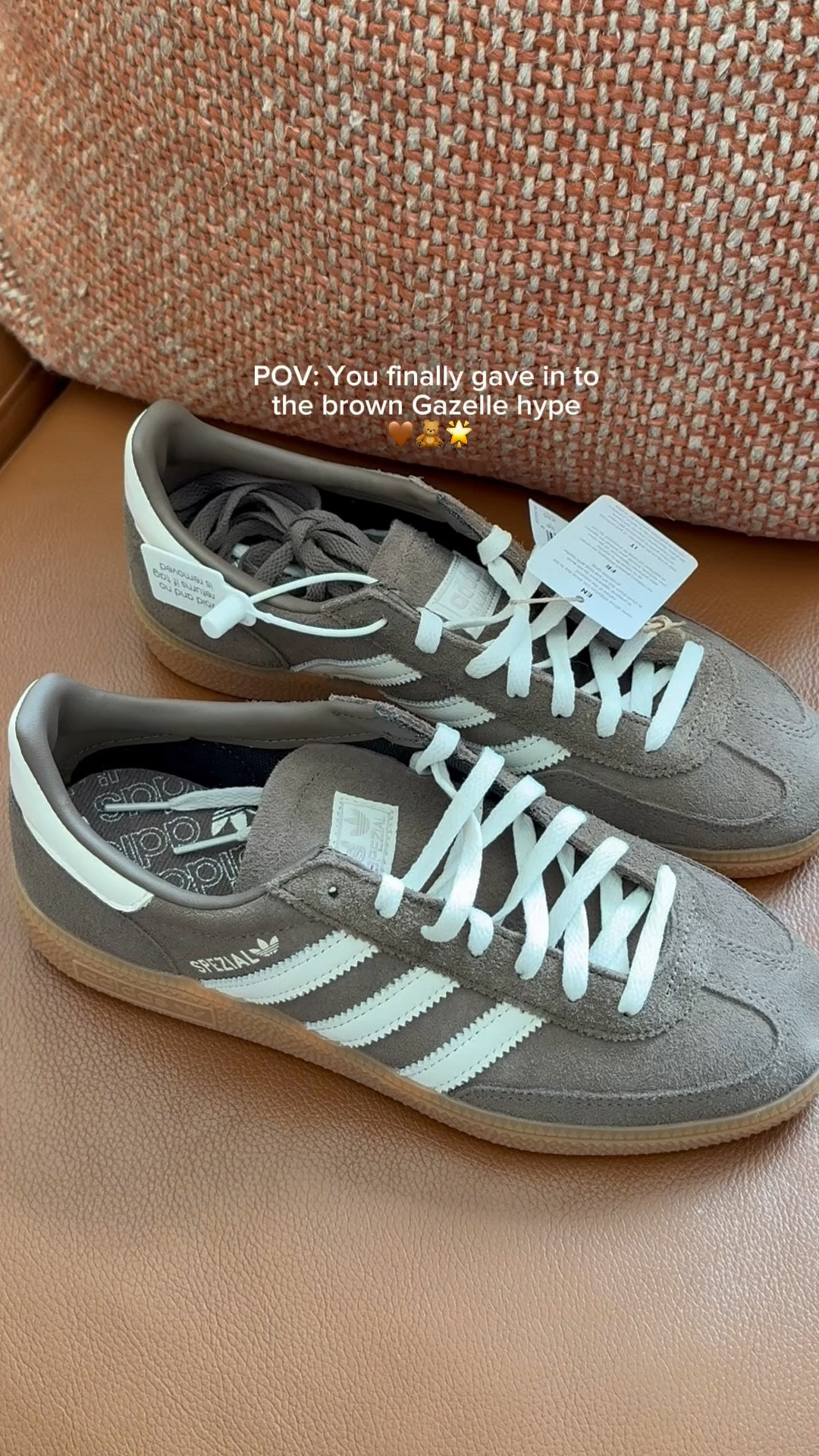 Once you try the brown Gazelles, you don’t get back 🤎🧸🌟

#LTKMidsize