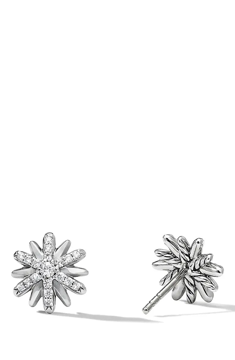 David Yurman Petite Starburst Stud Earrings with Pavé Diamonds | Nordstrom | Nordstrom