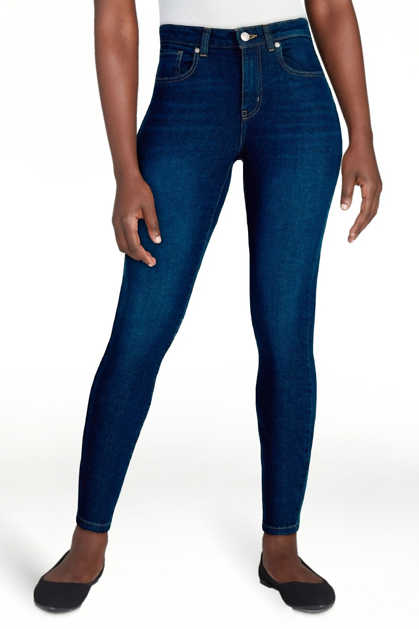 Scoop Women\u2019s High-Rise Skinny Jeans, 29'' Inseam, Sizes 0-18 | Walmart (US)
