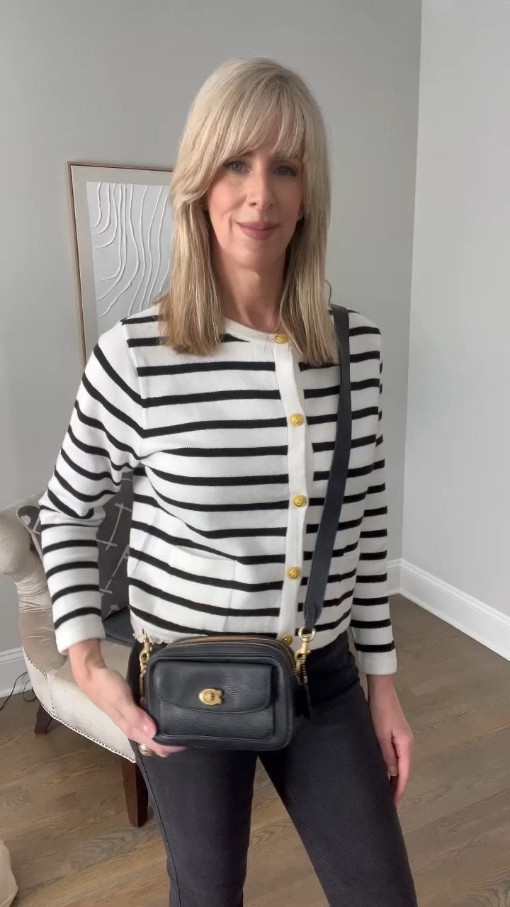 Yes, these sweaters are under $15 today!

If you’re looking for a Chanel inspired vibe, I’ve got you.   These cardigans are soft and stylish and super affordable.  

I’m wearing a medium in the black and white stripe and a small (for a more fitted look) in the camel.   

Check them out early because they have already sold out once in most sizes.   Pair them with a tee, a blouse or wear alone.  Versatile enough for work to casual.  

#outfitinspo #outfitinspiration #ootdfashion #outfitoftheday #outfitideas #styleinspo #casualstyle #ottdfashion #ootdstyle #dailylook #fashionstyle #ootdinspiration #outfitsideas #outfitstyle #over50style #over40style #ltkfashion 

#LTKSeasonal #LTKover40 #LTKsalealert