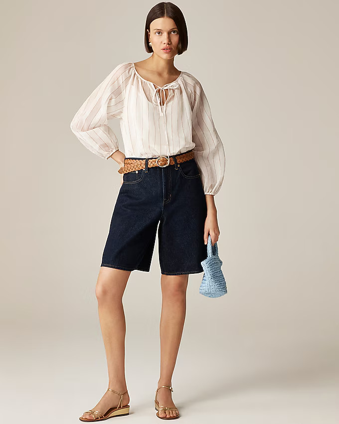 Denim trouser short | J. Crew US