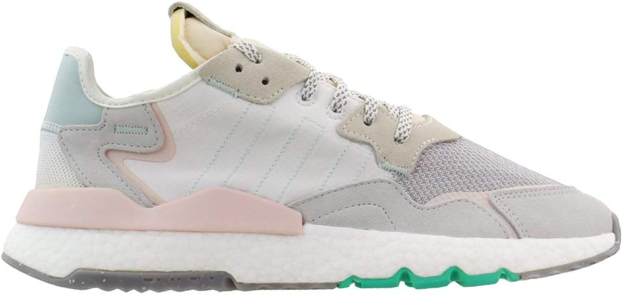 adidas Womens Nite Jogger Sneakers Shoes Casual - White - Size 10 B | Amazon (US)
