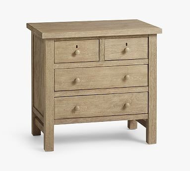 Farmhouse 28.5" 4-Drawer Nightstand | Pottery Barn (US)