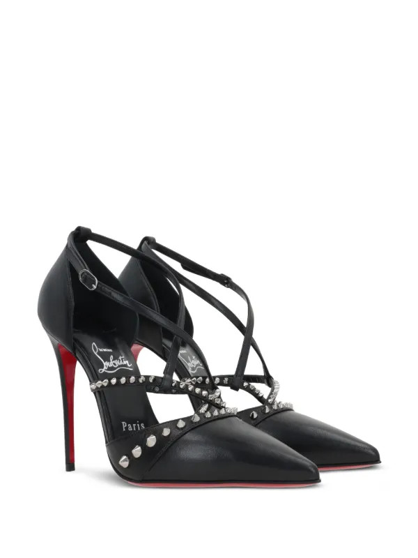 Christian Louboutin Tatooshka 100mm Spike  Pumps  | Black | FARFETCH CH | Farfetch Global