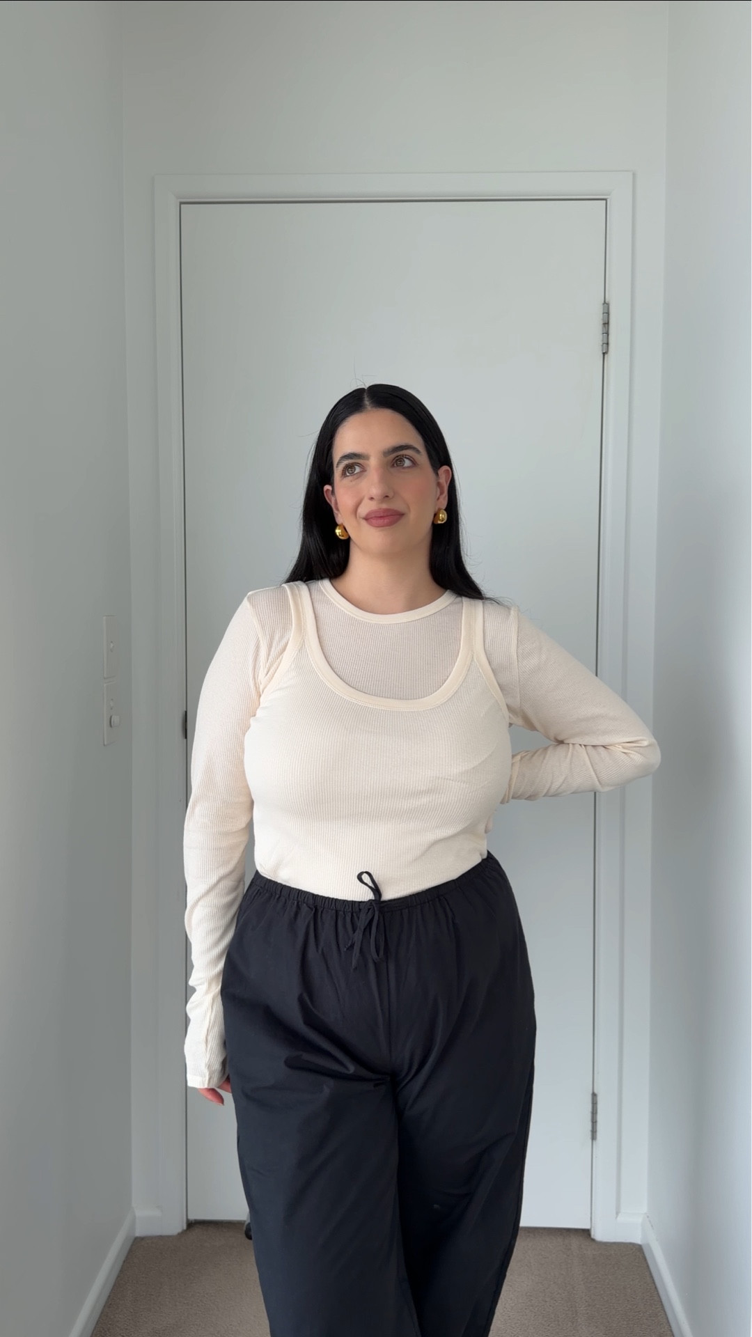 wearing size 16 in both tops and size 40 in the flats 

#LTKmidsize #LTKautumn #LTKaustralia