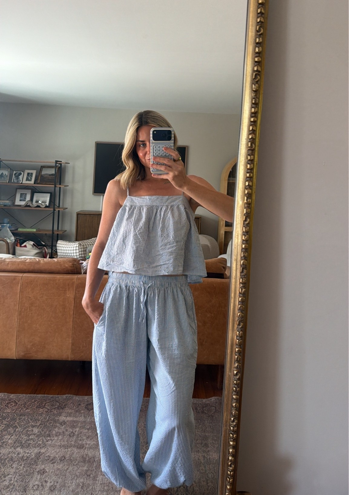 White is still in stock in balloon pants and tank!! Could def wear out and so comfy! Wearing a small

#LTKOver40 #LTKootd