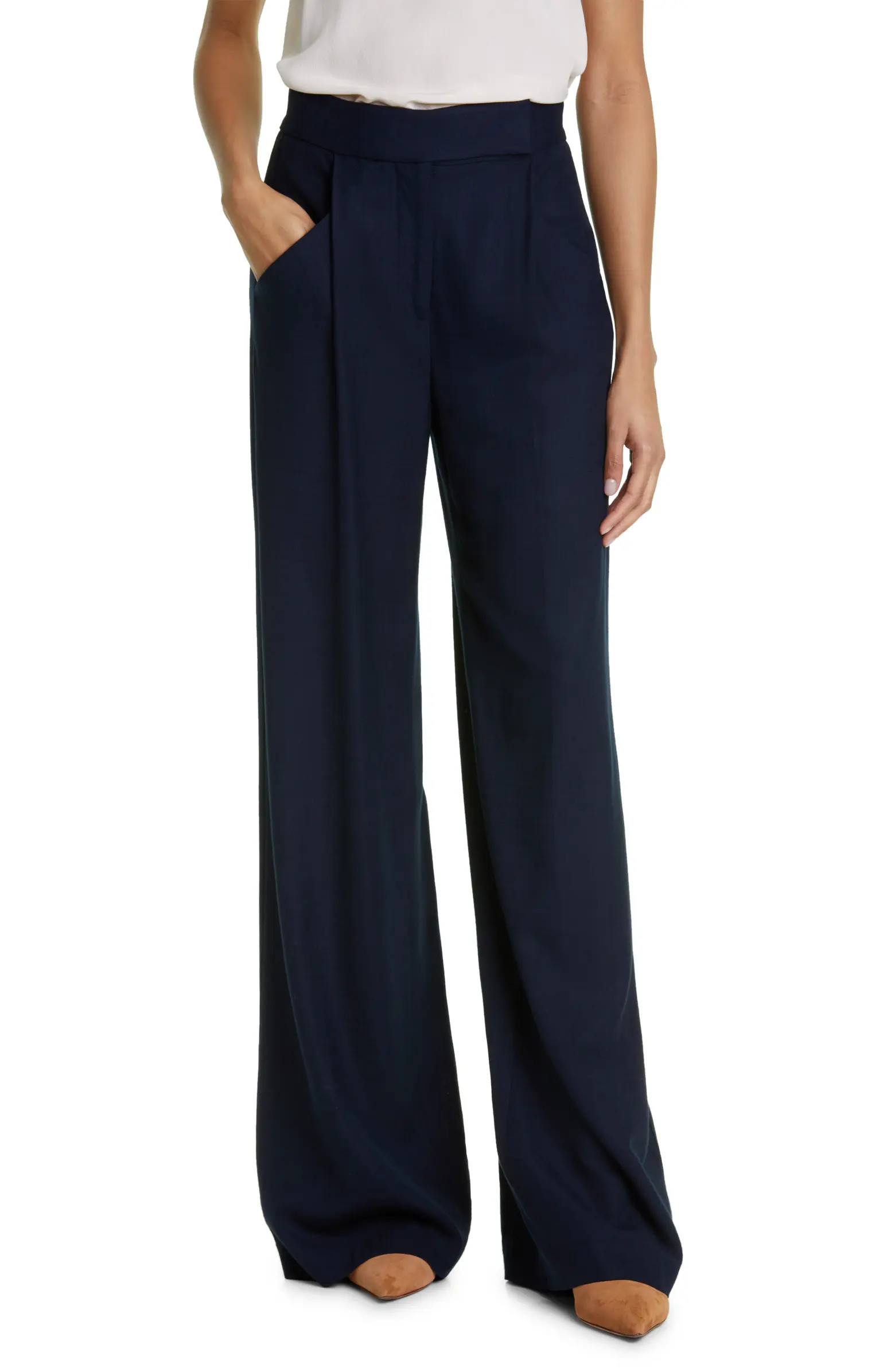 Marbeau High Waist Wide Leg Trousers | Nordstrom
