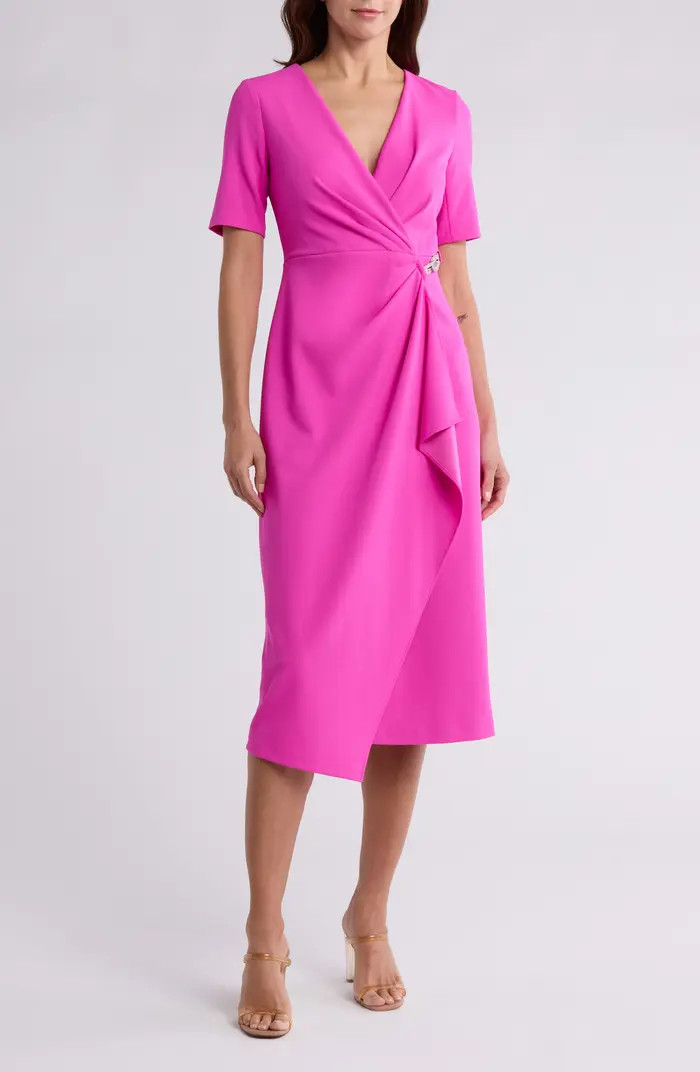 Ruched Midi Dress | Nordstrom Rack