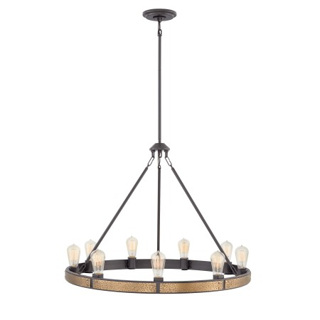 Hinkley Lighting 4398BZ Everett 9 Light 32" Wide Ring Chandelier | Build.com, Inc.