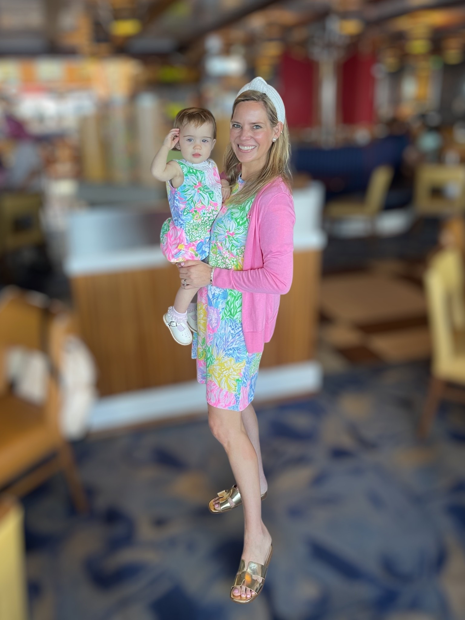 Use code ASHLEYBA for 10% off my Melinda Maria jewelry ✨

Matching with my mini in the cutest tropical prints 🌴👩‍👧☀️! I’m wearing the Lilly Pulitzer Cody Dress (size XS) — a classic shift in a bright and happy print that’s perfect for sunny getaways 🌺🌈. I layered on a pink cardigan for a pop of color and slipped on my fave gold slide sandals for an easy, chic finish 🩷✨👡.

Baby girl is twinning in the Lilly Pulitzer infant shift dress with adorable shoulder bows 🎀🍼 — the ultimate outfit for mommy + me moments 💞📸. Whether you’re headed to brunch or snapping vacation pics on a cruise, this look is sweet, preppy, and ready for the sunshine ⛱️☀️!

Accessories:
	•	Melinda Maria pearl infinity necklace & hoops (code ASHLEYBA for 10% off!) 💎🌟
	•	White textured headband for a coastal vibe 🌊🤍

Lilly Pulitzer Cody dress 👗, mommy and me outfits 💕, tropical matching styles 🌸, infant shift dress 👶, preppy cruise looks 🚢, spring family outfit ideas 🌷, vacation ready fashion ✈️

Perfect for:
Spring break 🌸, beach trips 🐚, tropical travel 🌺, cruise days 🛳️, matching mother-daughter moments 👩‍👧💗

Vibrant colors + matching prints = instant sunshine ✨🌴🌈
Everything’s linked for you on LTK! Tap to shop the look 🛍️

#LTKFindsUnder50 #LTKBaby #LTKFindsUnder100