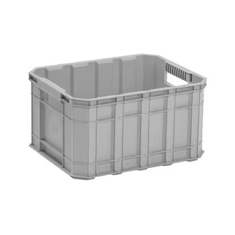 Kobalt Medium 8.5 -Gallons ( 34 -Quarts ) Grey Heavy Duty Stackable Tote | Lowe's