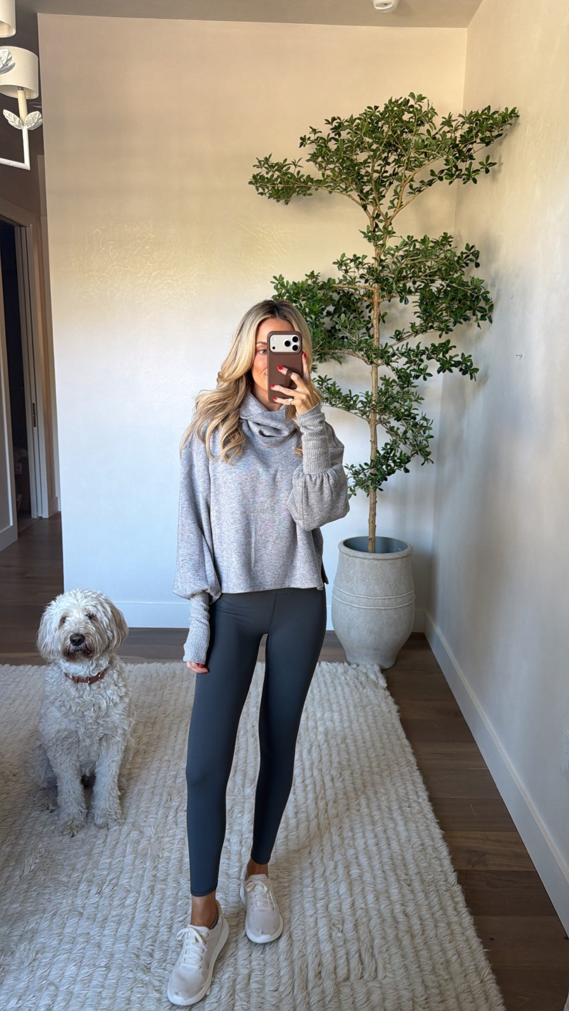 Wearing a S in both! 