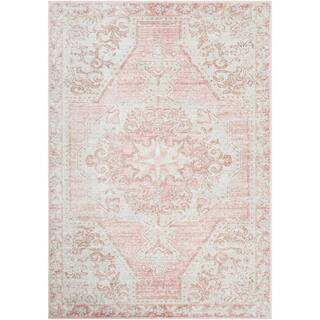 Tennyson Rose 5 ft. x 7 ft. Indoor Area Rug | The Home Depot