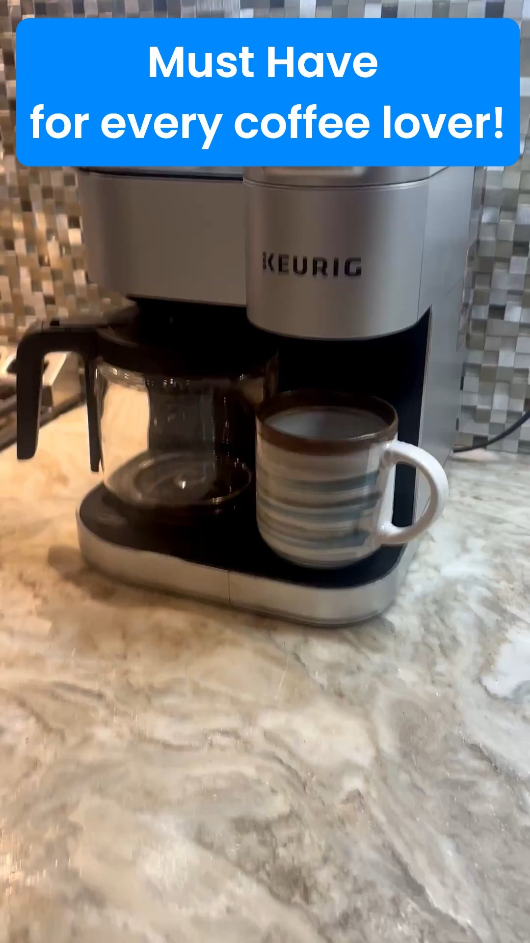 Love that you can make a full pot or single cup of coffee! 

#LTKHome #LTKSaleAlert #LTKmorningroutine