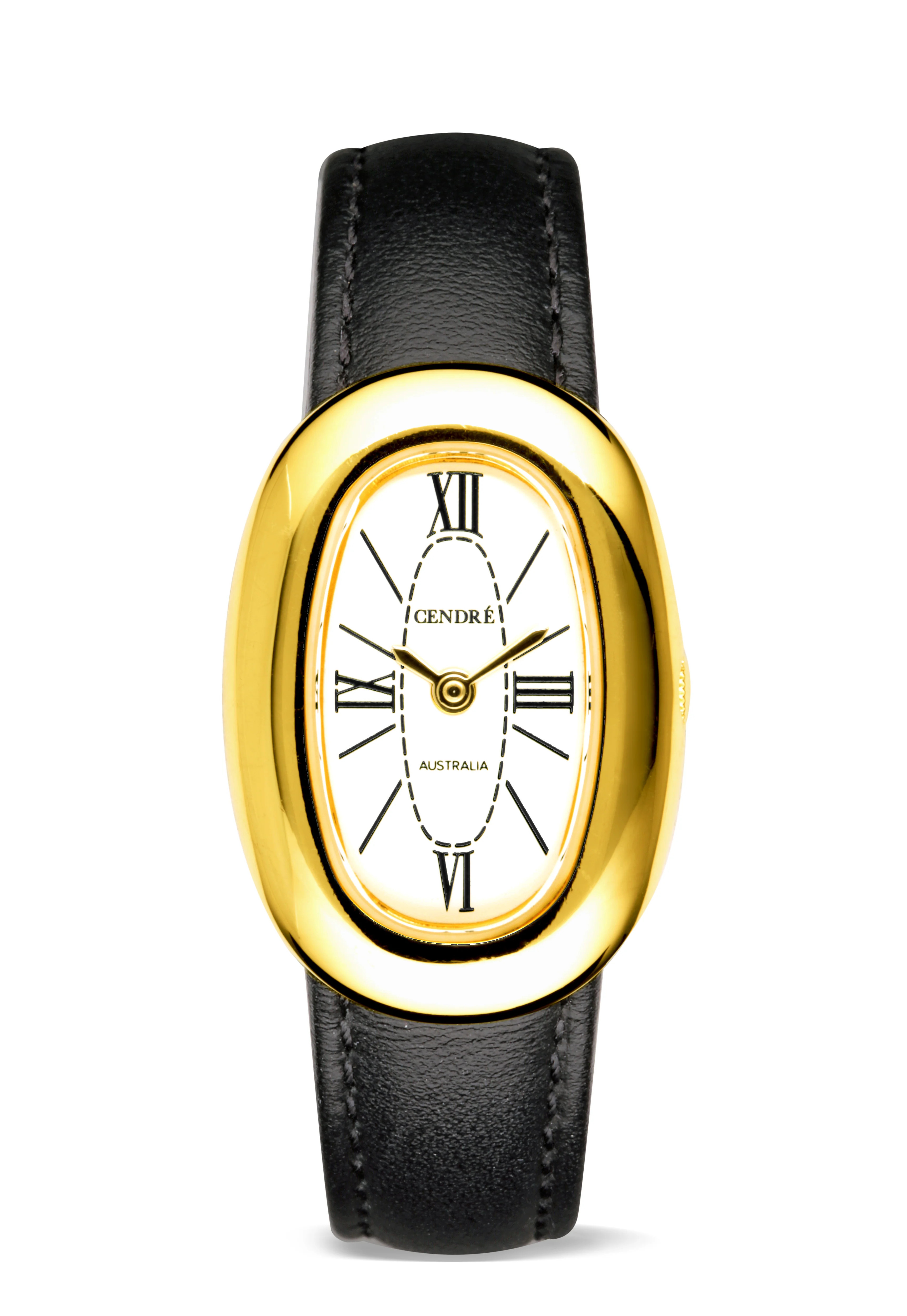 Bridgette Watch | White | Smooth Black | Cendre