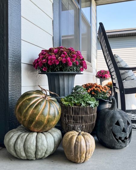 Can you tell which pumpkins are faux on my porch? I’m linking a round up of my favs and they’re on sale!

#ltkunder50

#LTKsalealert #LTKSeasonal #LTKhome