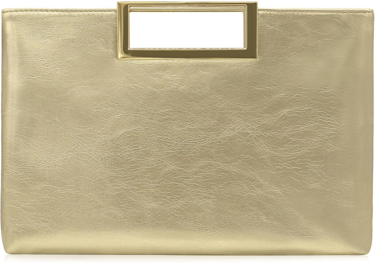 Milisente Clutch Purses for Women Formal/Casual, Sparkly PU Leather Handbag Purse with handle for... | Amazon (US)