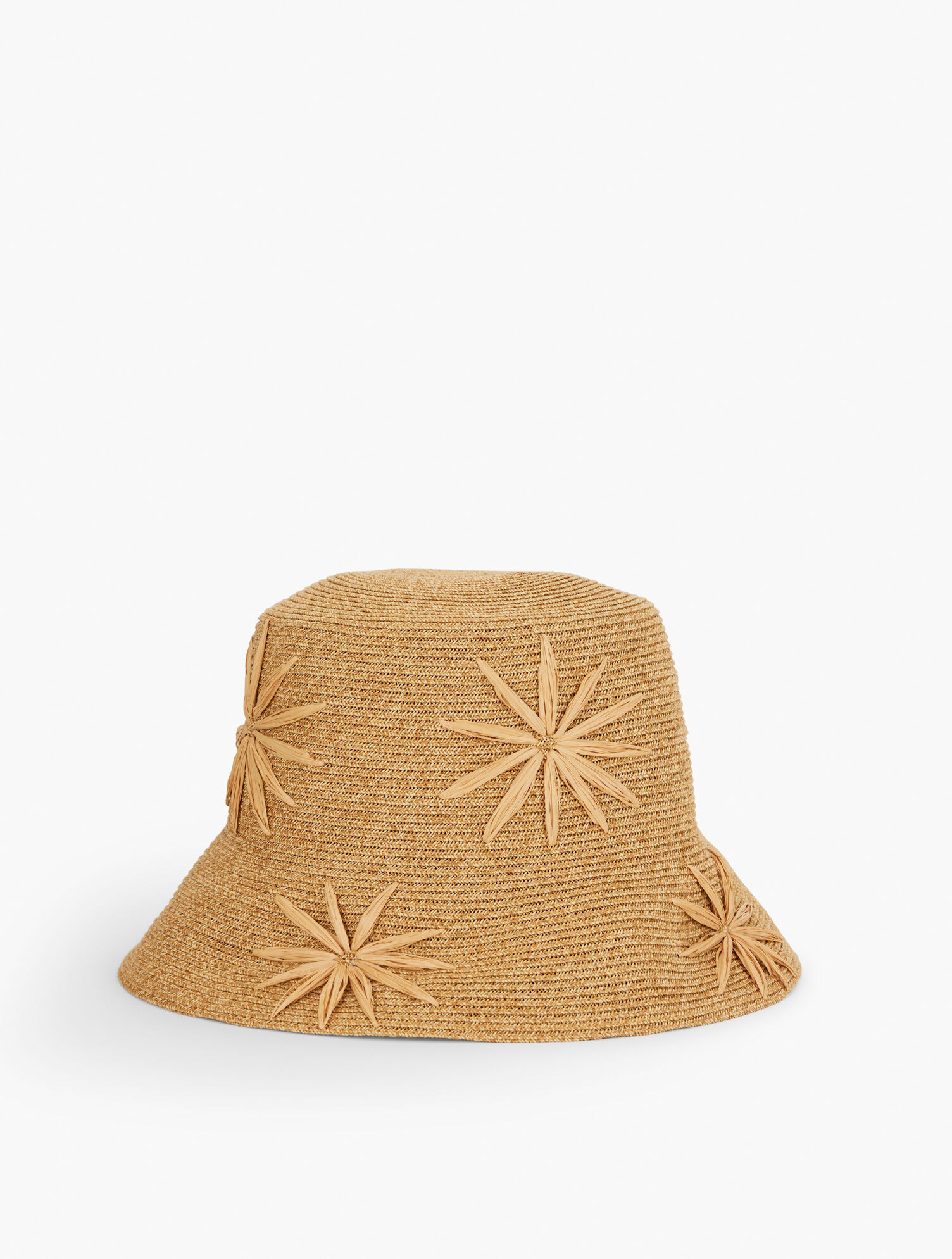 Flower Embroidered Straw Hat | Talbots