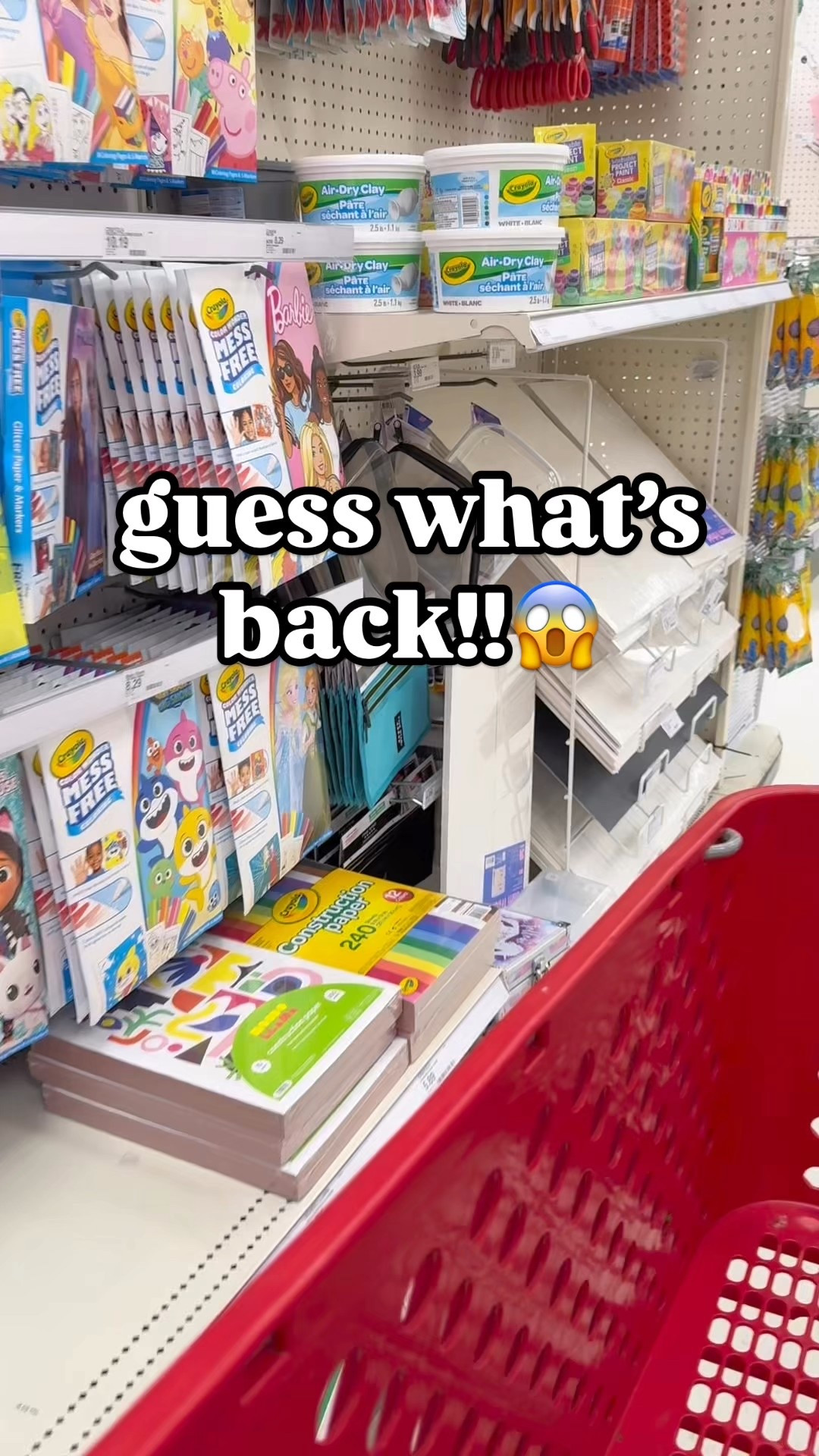 The viral clear cases are back and currently in stock! These are super versatile and can be used for so many things besides school supplies😊