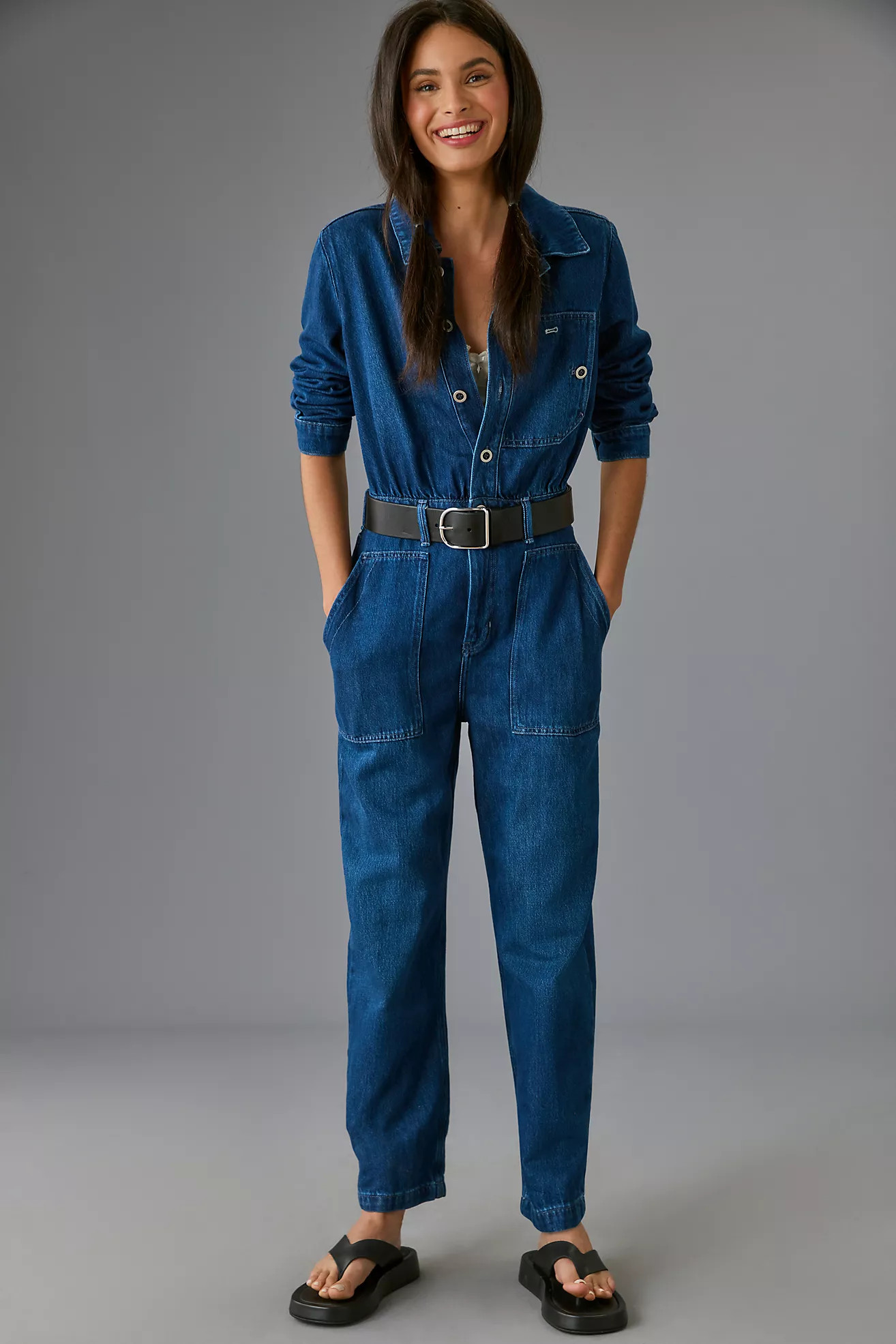 The Polished Boilersuit by Pilcro | Anthropologie (US)