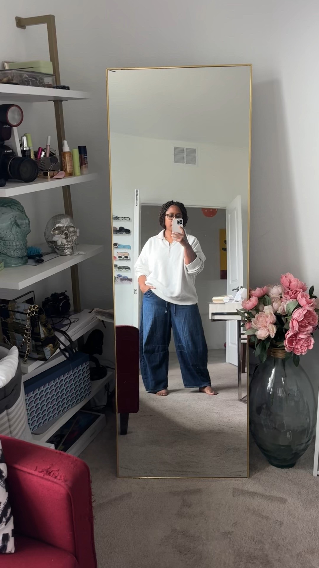 Super comfy look for a day working from home  

#LTKMidsize #LTKOver40