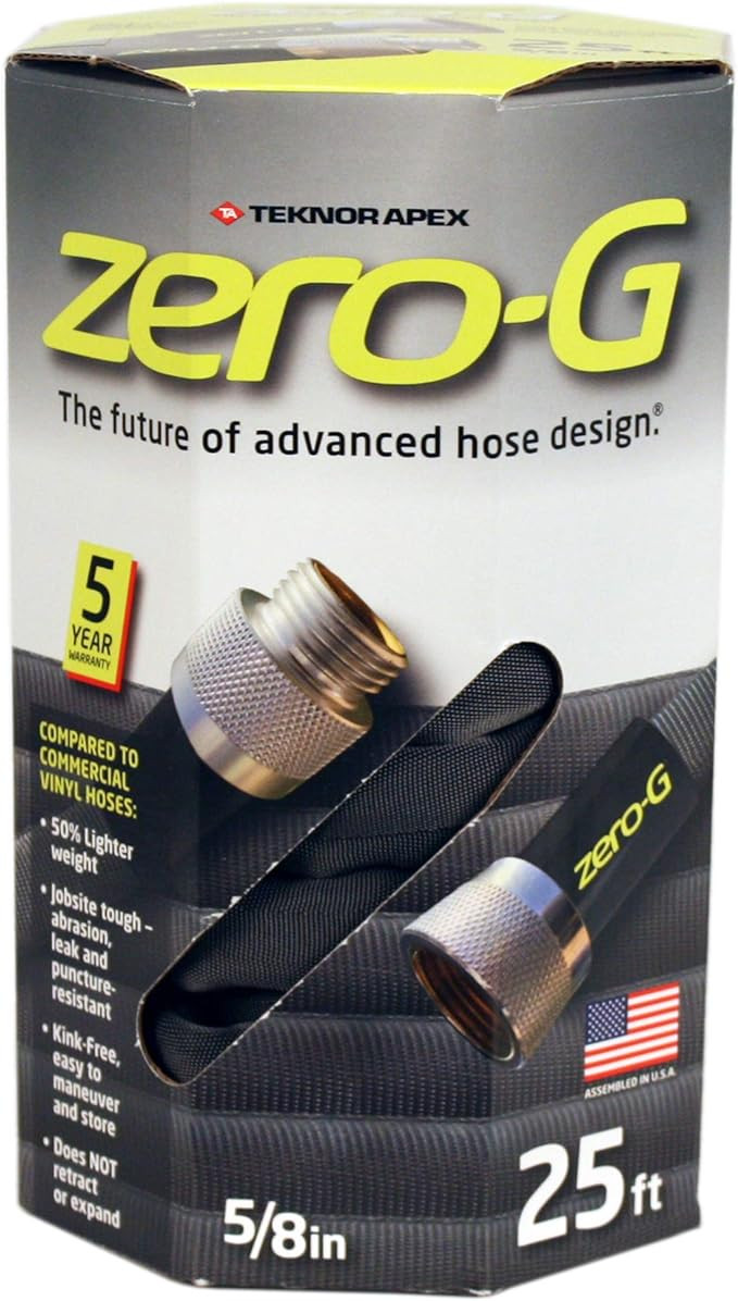 zero-G Lightweight, Kink-Resistant, Heavy Duty Garden Hoses (5/8" x 25') | Amazon (US)