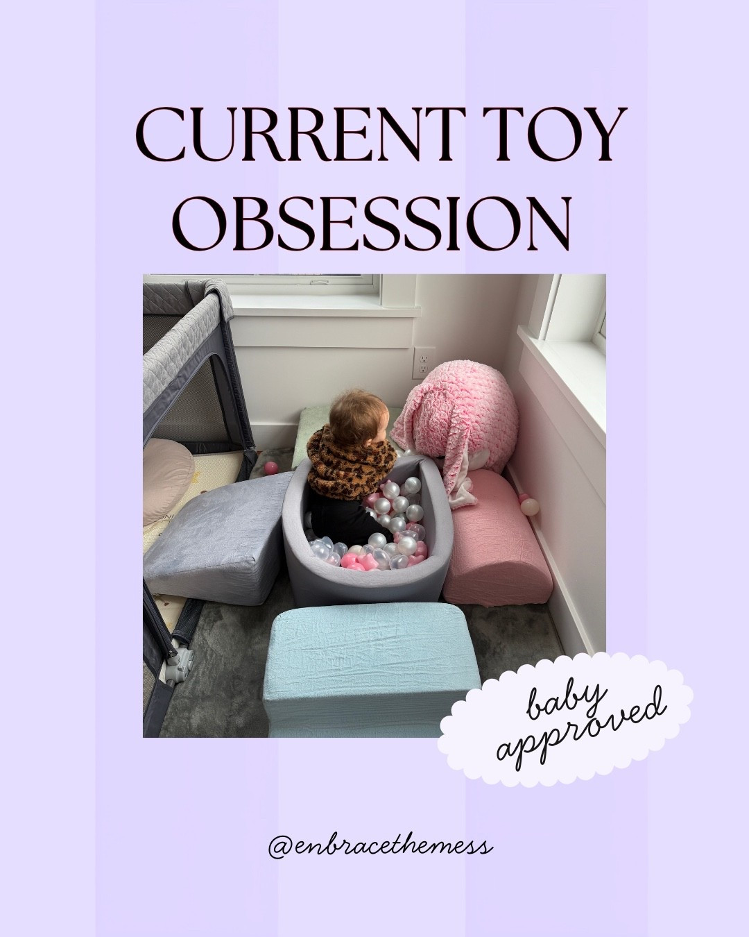 Current Toy Obsession 🧸✨

This soft play setup has been on heavy rotation lately, and yes, it’s baby approved.

From the ball pit to the foam climbing blocks, this setup is perfect for:
✔ sensory play
✔ motor skill development
✔ safe indoor play for babies & toddlers
✔ Montessori-inspired movement
✔ keeping little ones busy while you drink your coffee hot (a win)

Neutral, soft, aesthetic, and functional because baby toys don’t have to wreck your home vibe.

Shop this entire soft play + ball pit links below 

#LTKbaby #LTKkids #BabyMustHaves #ToddlerPlay #MontessoriInspired #SoftPlay #MomLifeEssentials

#LTKmomlife #LTKBaby #LTKKids