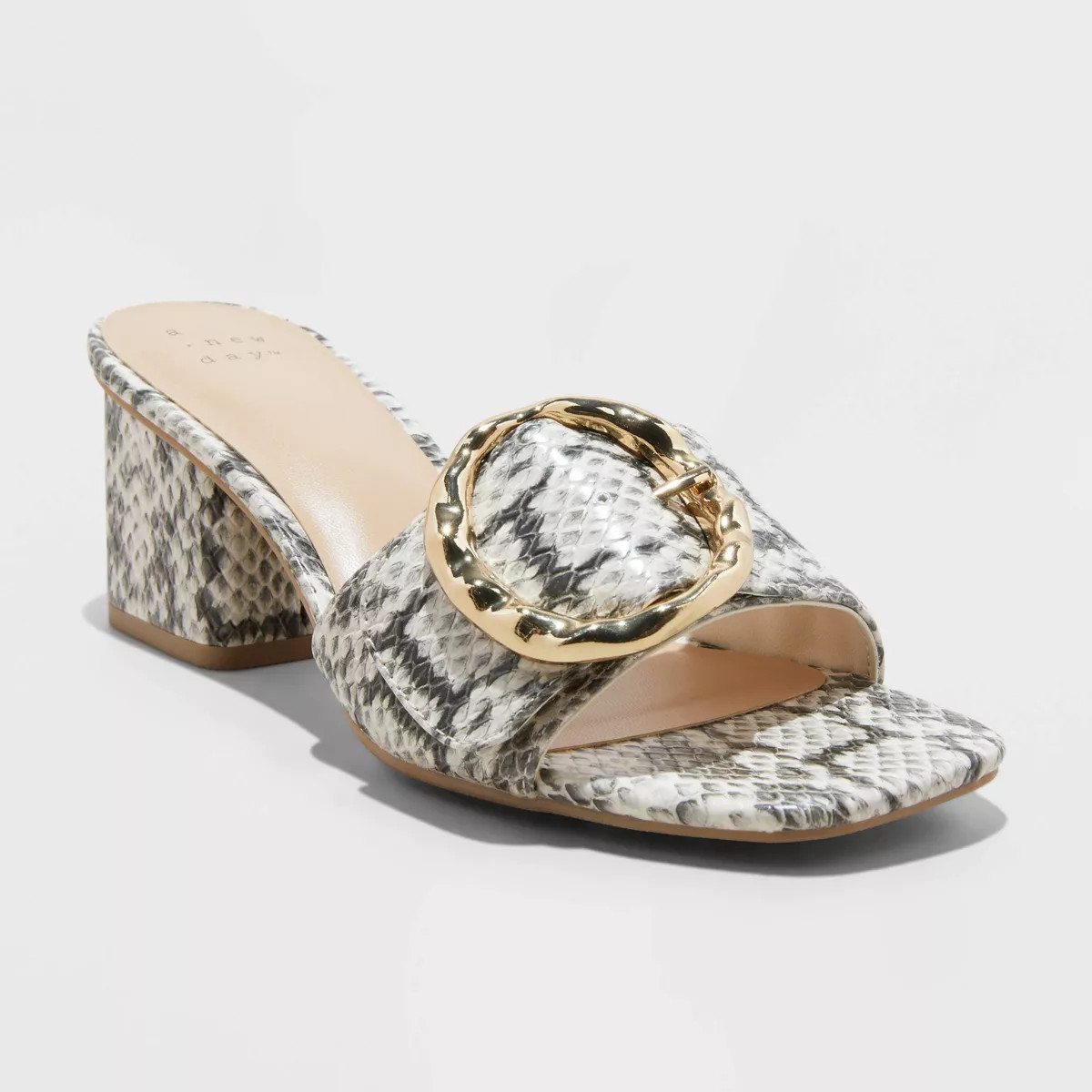 Women's Diana Buckle Mule Heels - A New Day™ | Target