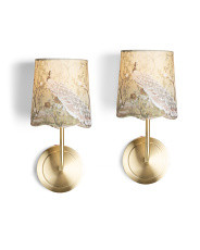 2pk 6.5x6x13 Scalloped Shade Rechargeable Wall Sconces | Home | Marshalls | Marshalls