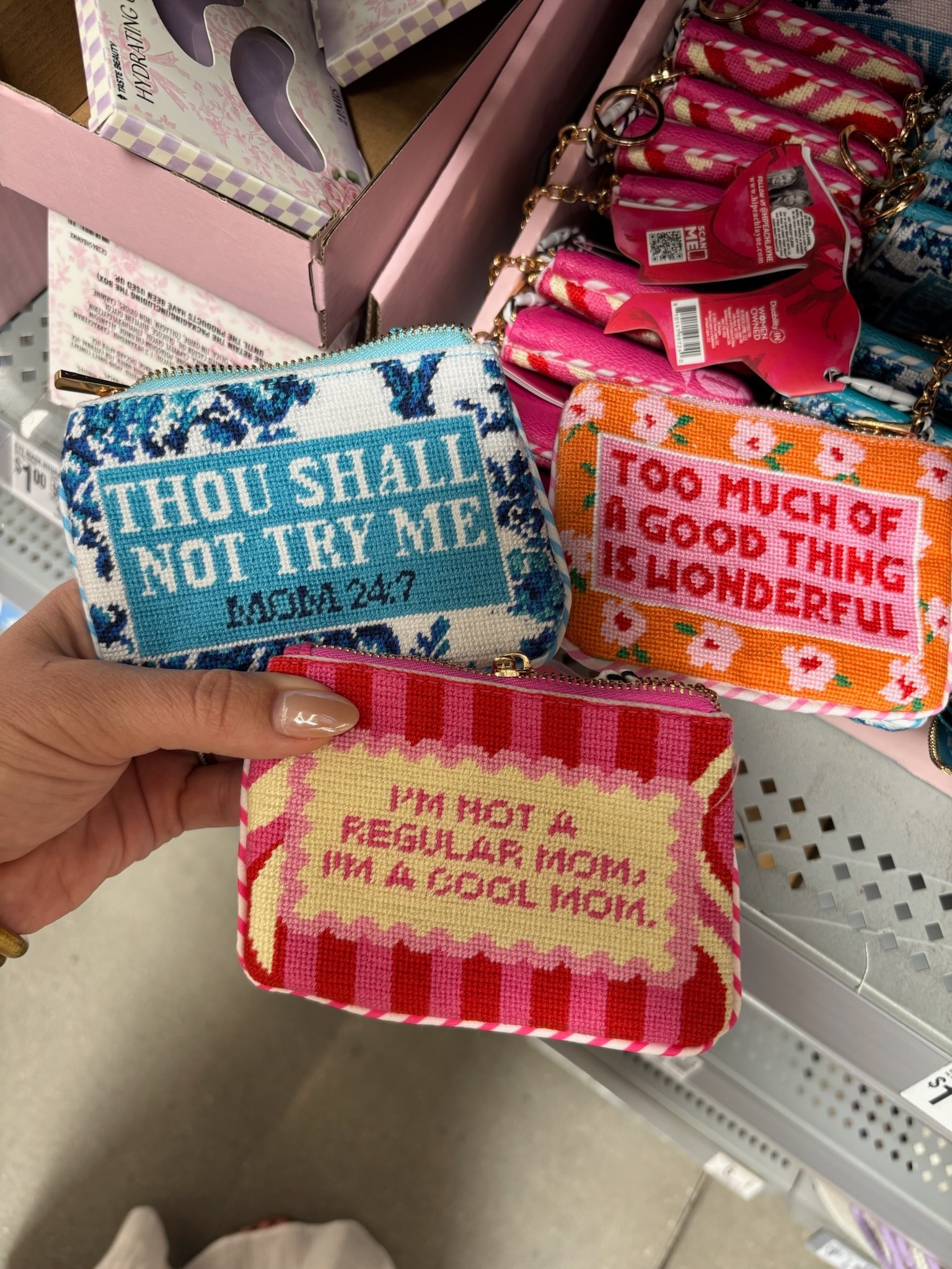 These pouches! 😂 the sayings are EVERYTHING + perfect for tossing in your bag!

Mom, vacation, travel, coin purse, bag

#LTKMothersDay #LTKSaleAlert #LTKmomlife