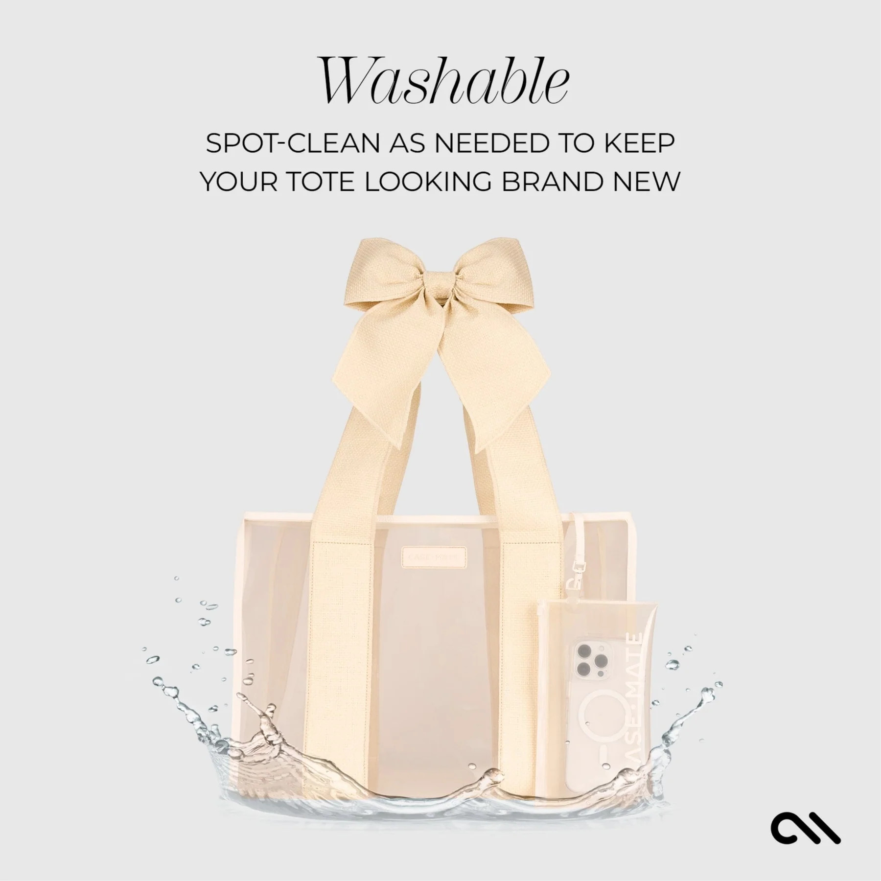 Special Edition Bow Beach Tote With Phone Pouch
            Tote Bag | Case-Mate
