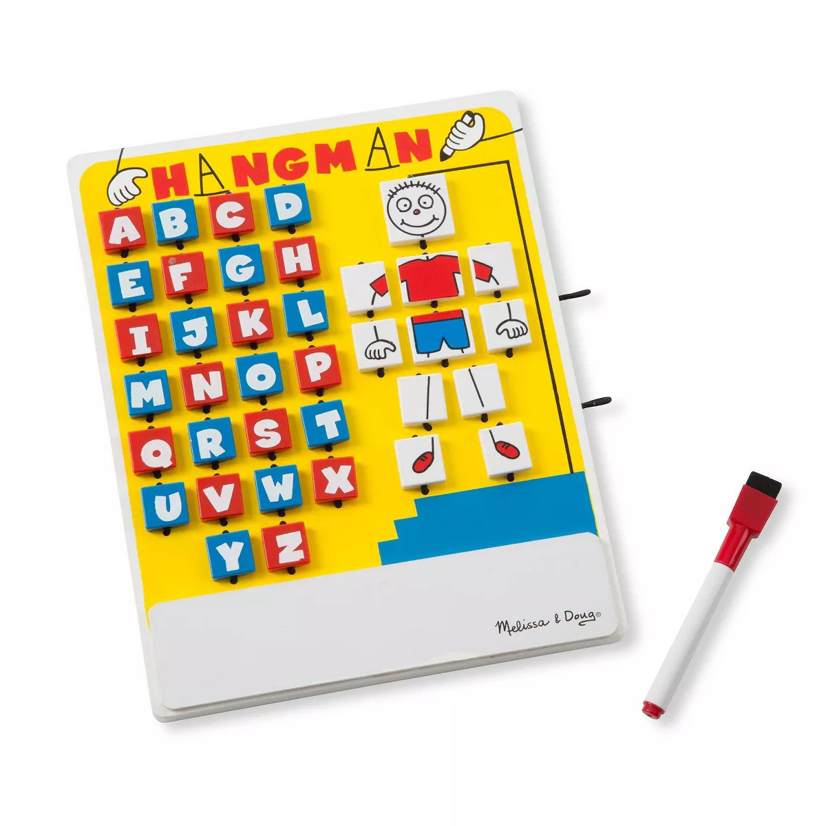 Melissa & Doug Flip to Win Travel Hangman Game - White Board, Dry-Erase Marker | Target