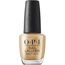 Nail Lacquer, Sleigh Bells Bling, Yellow OPI Nail Polish, Jewel Be Bold Holiday '22 Collection, 0.5  | Amazon (US)